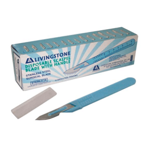 Disposable Scalpel Stainless Steel Blade Size 22