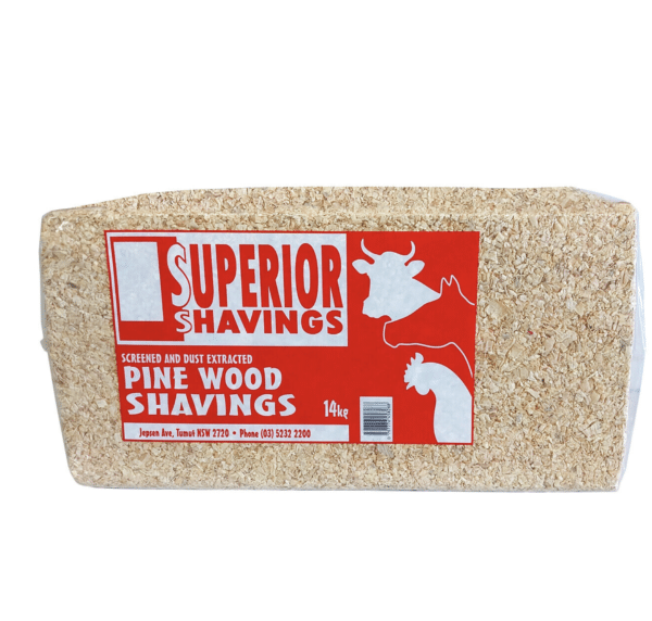 Superior shavings pine wood shavings bale 14kg