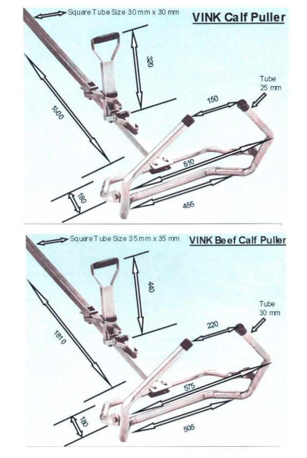 Calf Puller Vink Long cpt SPECS 2