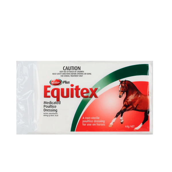 Equitex medicated poultice dressing 44g front