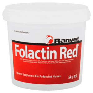 Folactin red mineral supplement for horses