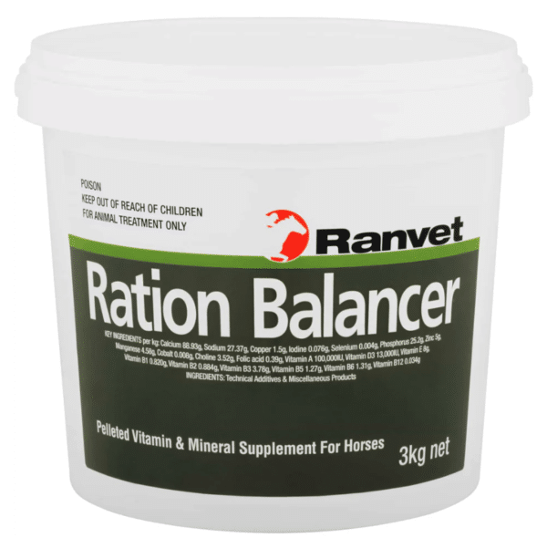 Ranvet ration balancer for horses 3kg