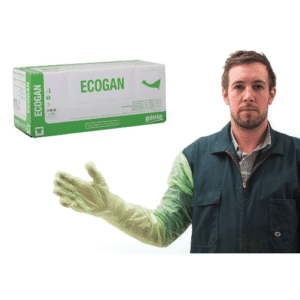 Gloves exam genia ecogan green 100pk ea