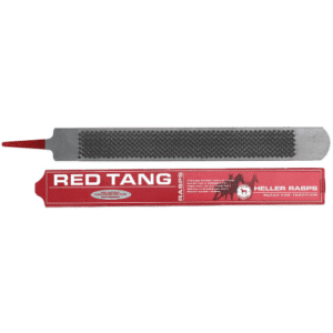 Hoof rasp heller red tang 14in rasp only