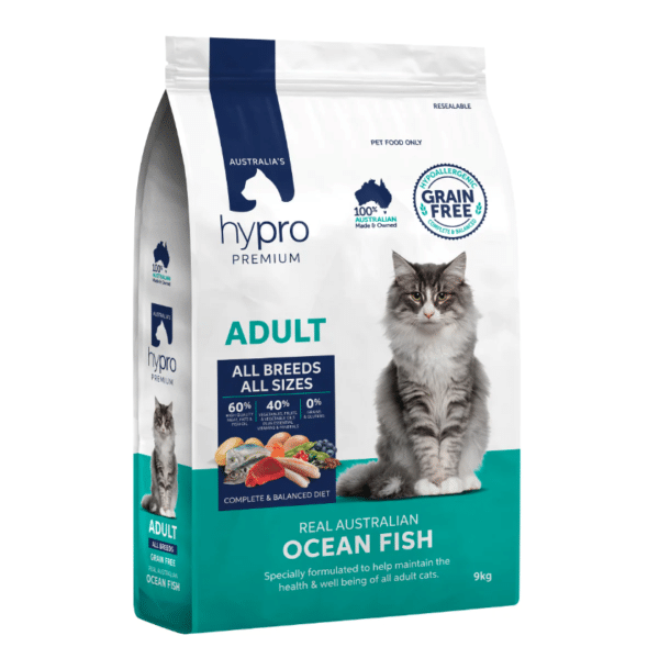 Hypro premium grain free adult cat ocean fish
