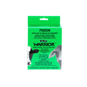 Y tex warrior insecticidal cattle tags 20