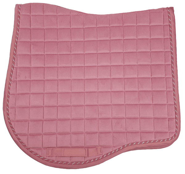 Corduroy dressage saddlecloth dusk