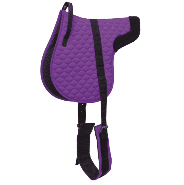 Cotton bareback pad purple