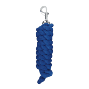 Cotton rope lead royal blue