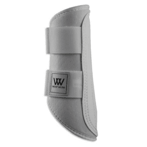 Double lock brushing boot white