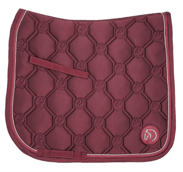 Shimmer dressage saddlecloth burgundy