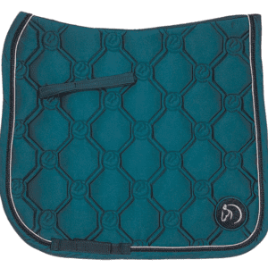 Shimmer dressage saddlecloth peacock