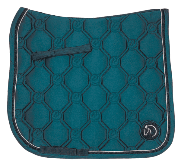 Shimmer dressage saddlecloth peacock