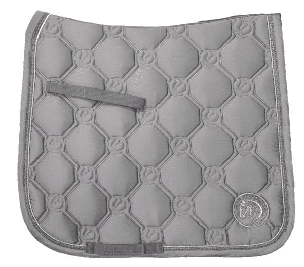 Shimmer dressage saddlecloth silver