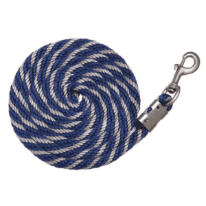 Stripe range braided lead bluegrey