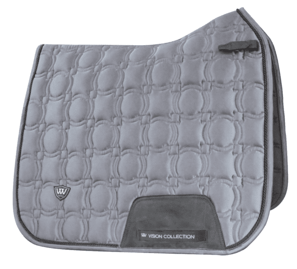 Vision dressage saddlecloth brushed steel