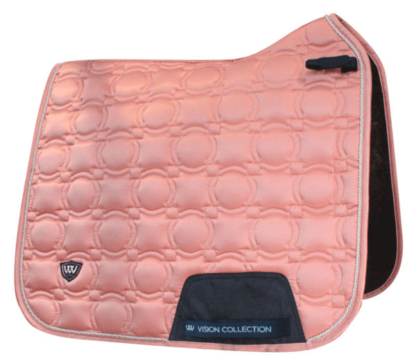 Vision dressage saddlecloth rose gold