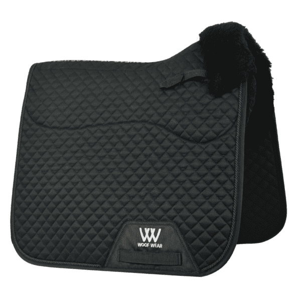 Woof wear sheepskin dsg saddlecloth black