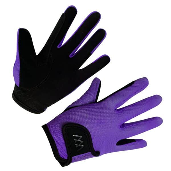 Young rider pro glove violet