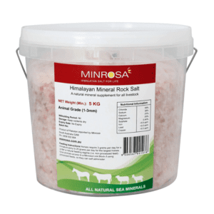 Minrosa himalayan mineral rock salt granules 5kg