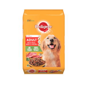 Pedigree adult with real beef 20kg