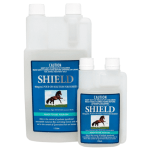 Shield pour on fly repellent for horses range