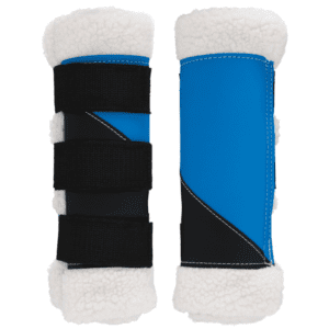 Showmaster all purpose paddock boots with fleece blue