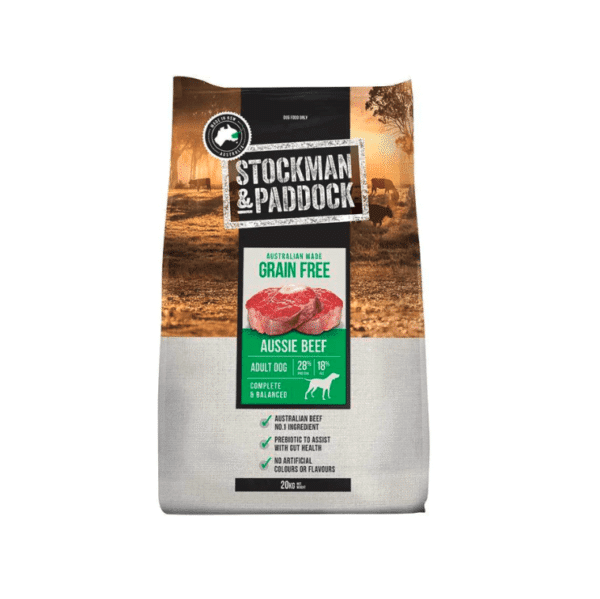 Stockman and paddock dog food grain free 20kg