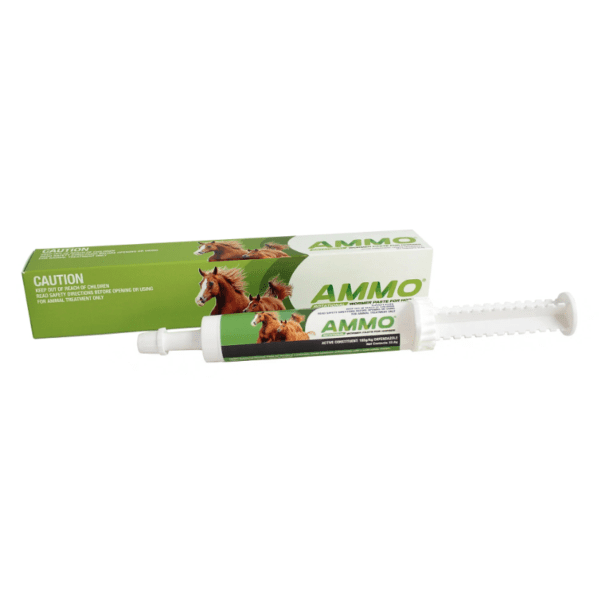Ammo rotational wormer paste for horses green 32206g