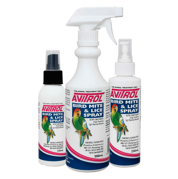 Avitrol bird lice and mite spray range