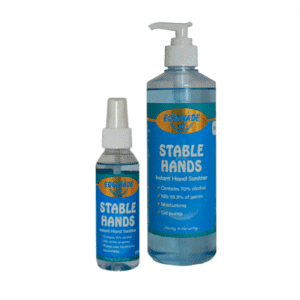 Stable hands instant hand sanitiser range