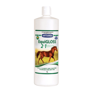 Vetsense equigloss 2 in 1 conditioning shampoo 1l