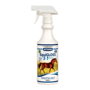 Vetsense equigloss 5 in 1 detangling spray 500ml