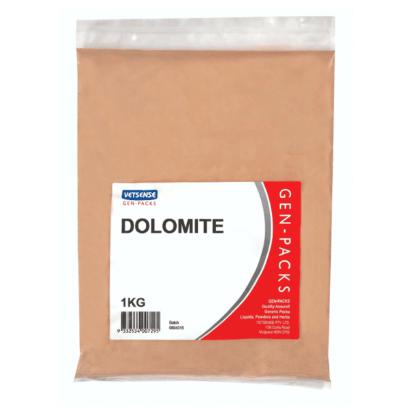 Vetsense gen packs dolomite 1kg