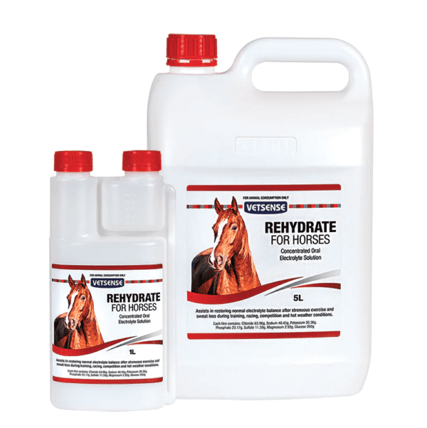 Vetsense rehydrate for horses range