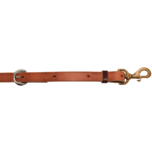 Harness leather tie down
