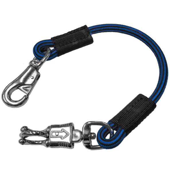 Bungee trailer tie blue