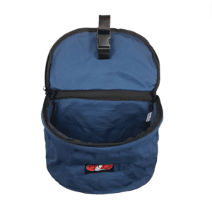 Collapsible feed bag blue