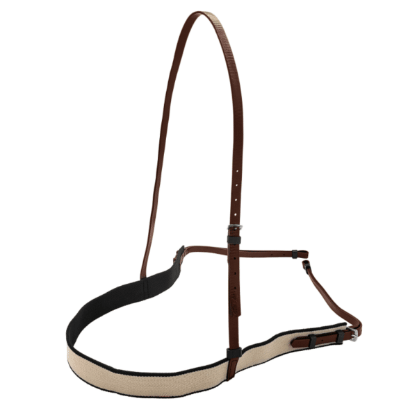 Elastic pony race breastplate brown