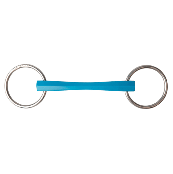 Ring snaffle flexible mullen bit