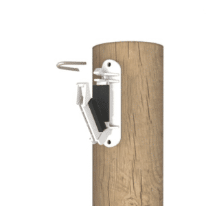 Wood post heavy duty tape insulator 25pk