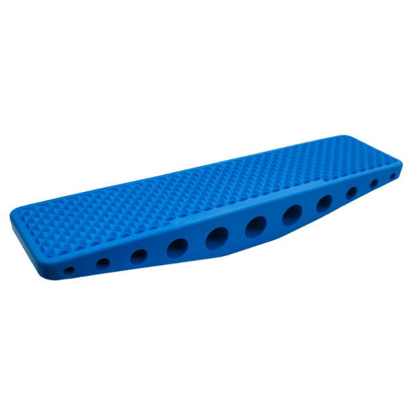 Rubber Grooming Shedder Blue