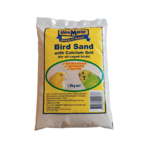 Showmaster Bird Sand with Calcium. 1.5Kg