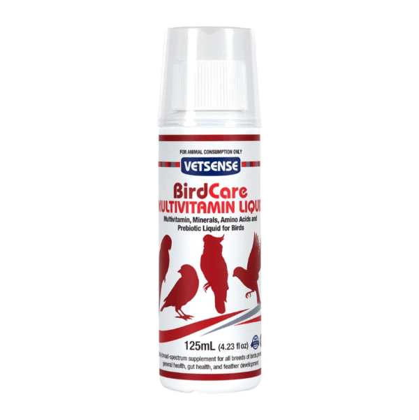 Vetsense birdcare multivitamin liquid 125ml 1