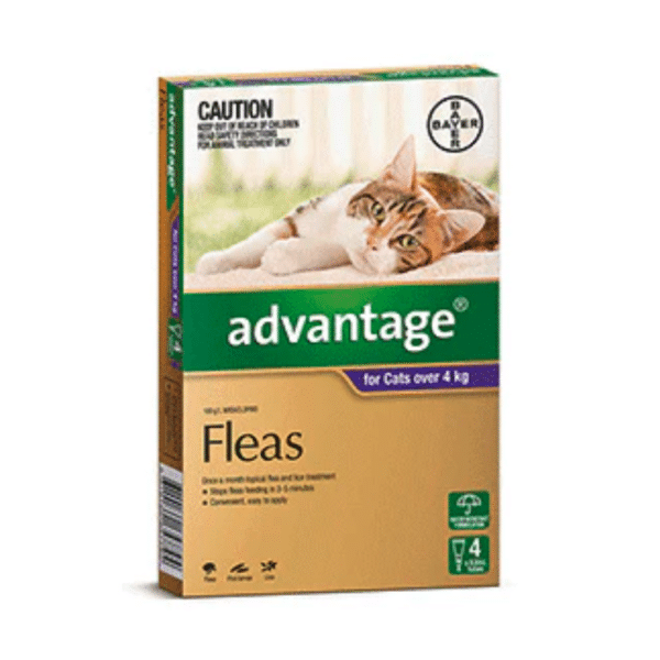 Advantage for cats over 4kg 4s